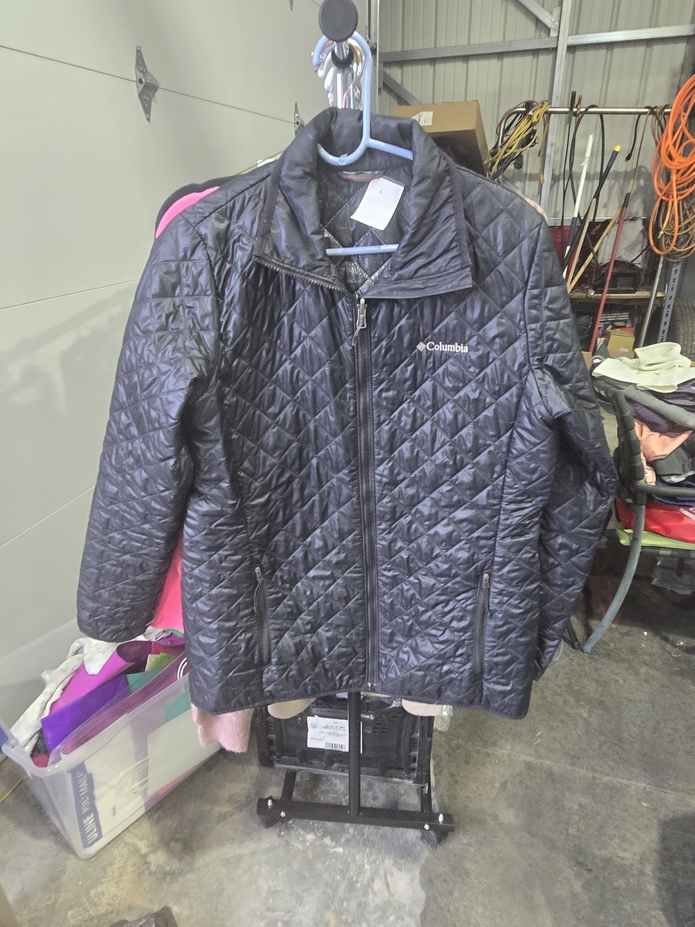 Columbia Women's Black Quilted Jacket Size L